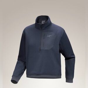 Arcteryx Olera Zip Neck Women’s - XS - Black Sapphire - NEW!